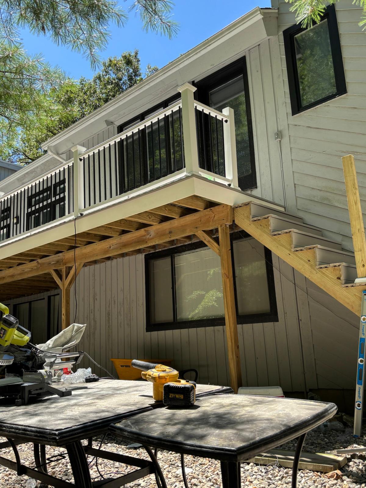 Second-Story Balcony Build