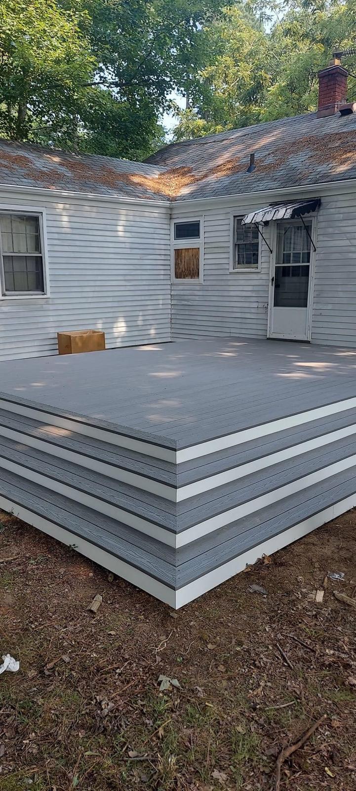 Composite Backyard Deck