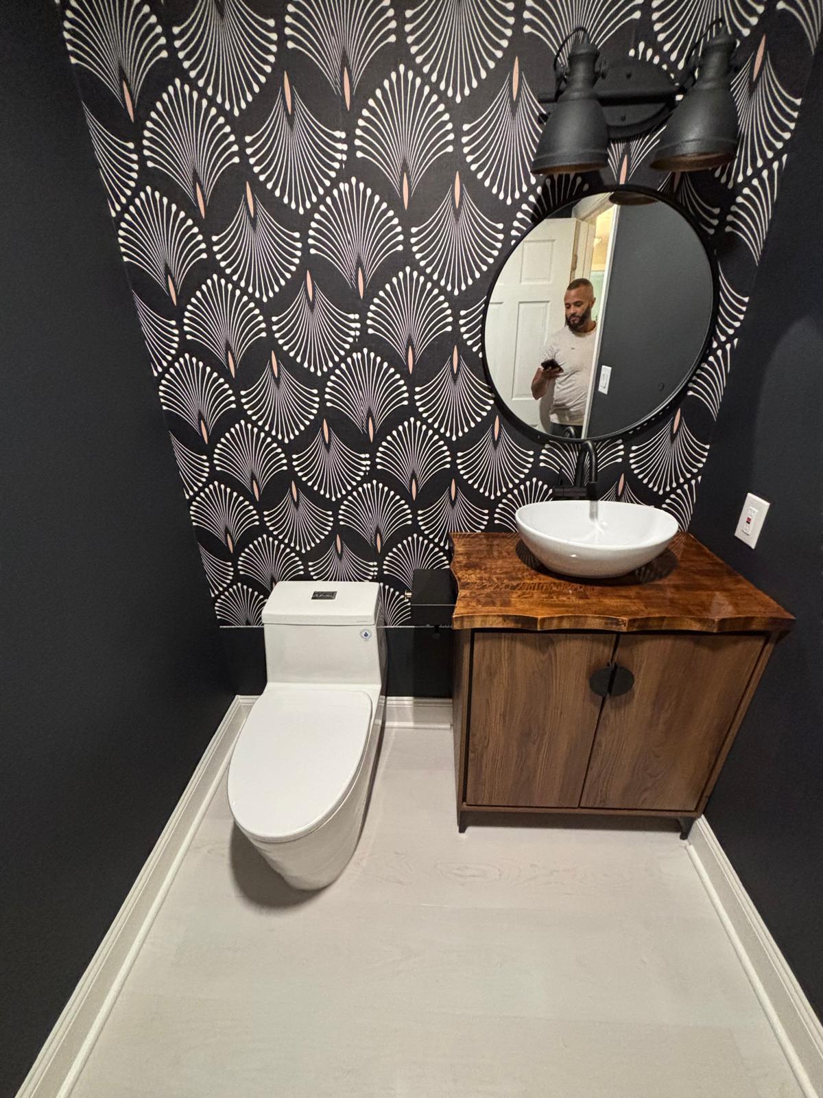 Art Deco Powder Room